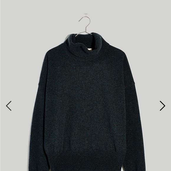 NWT Madewell Cashmere Turtleneck Pullover Sweater-Small - Picture 4 of 11